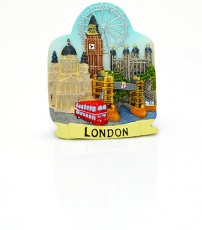 12x Resin London Collage Magnets Wholesale Souvenirs