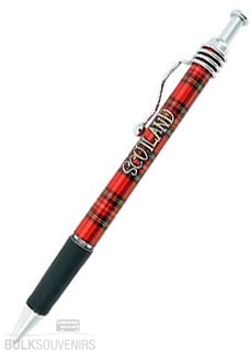 36 Scotland Tartan Pens Bulk Souvenirs Offer