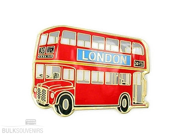 London Red Double Decker Bus Magnet