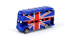 12x Die Cast Metal Union Jack Bus Magnets