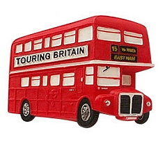 12x British London Souvenir Red Bus Magnets