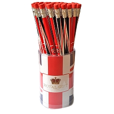 Tub of 50 London Union Jack Pencils