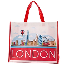 6x Icons of London Shopping Souvenir Bags