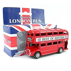 12x Souvenir Double Decker Bus Pencil Sharpeners