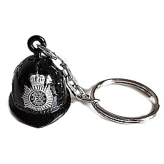 12x Policemans Helmet Keyrings