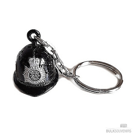 policeman helmet key ring