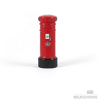 red die cast metal post box magnet