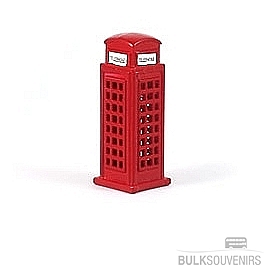 red die cast metal telephone box magnet